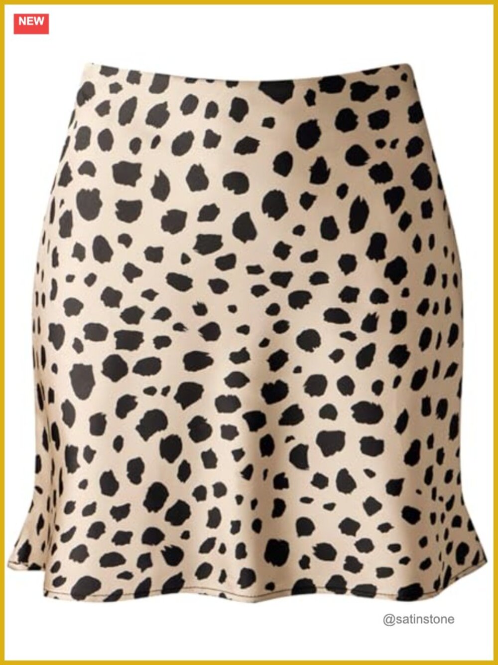 Satin Mini Skirt High Elastic Waist Ruffle Bodycon Short